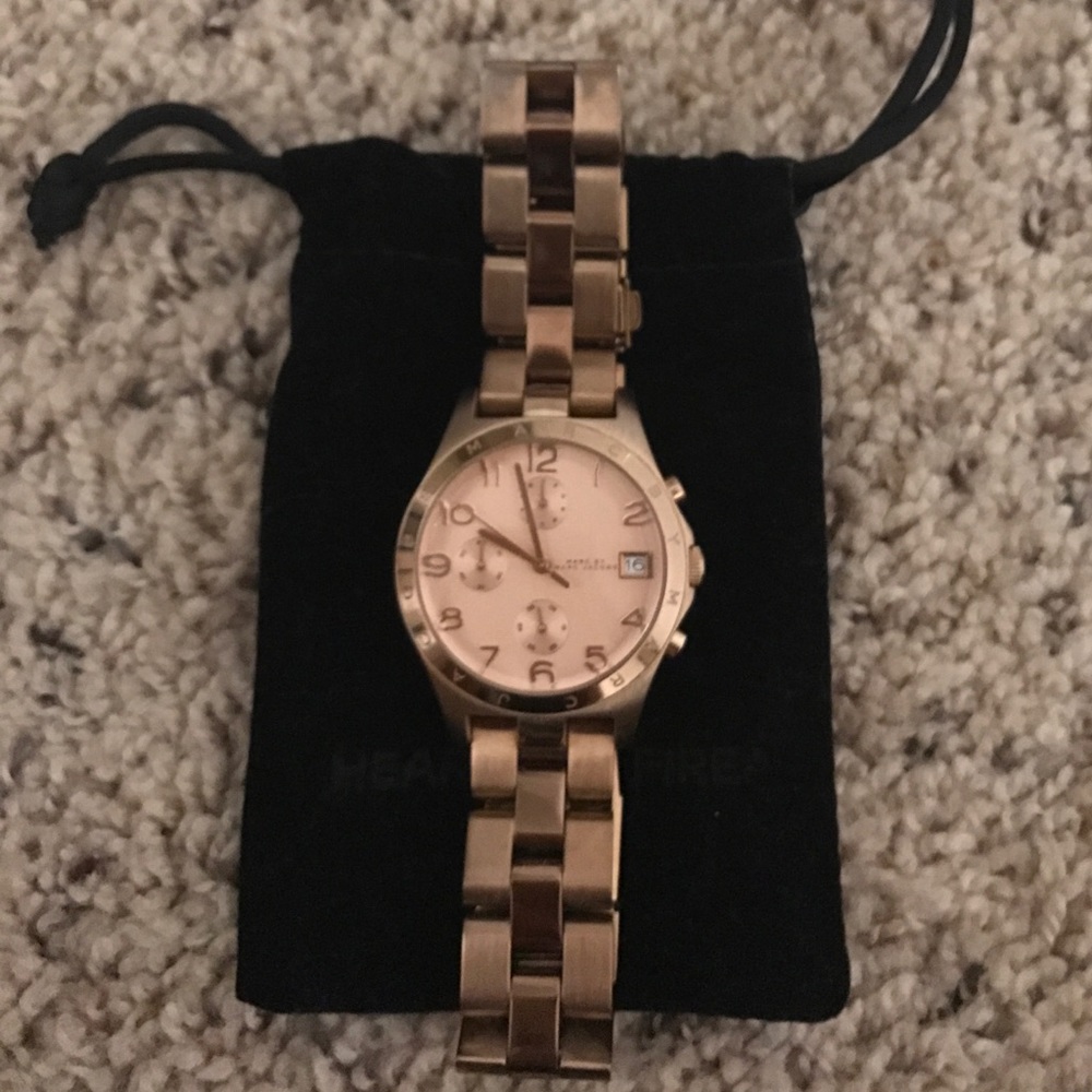 Rose gold Marc Jacobs watch