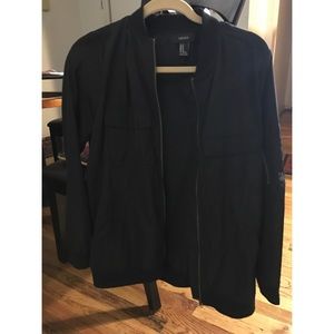 FOREVER 21 ZIP-UP BOMBER JACKET MEDIUM
