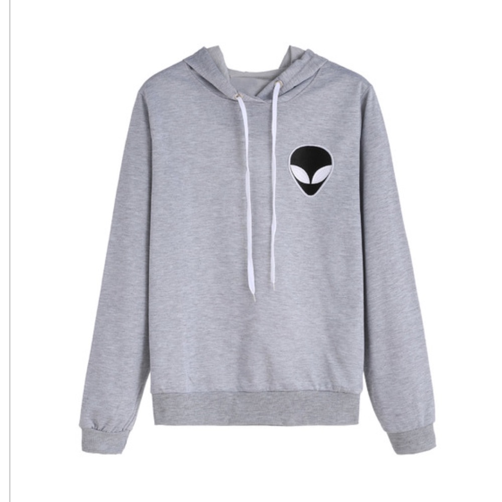 Grey Alien Hoodie