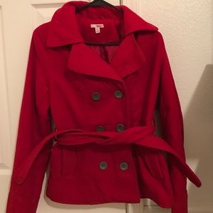 Medium red coat from bongo worn once