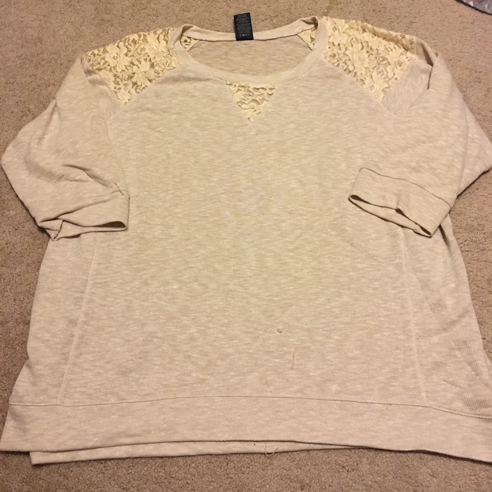 Light tan/beige blouse