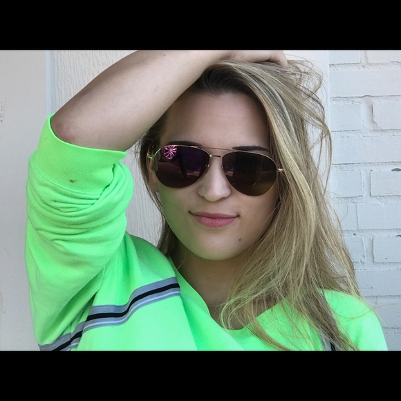 1 PAIR LEFT!!Aviator Mirrored Sunglasses - Picture 3 of 4