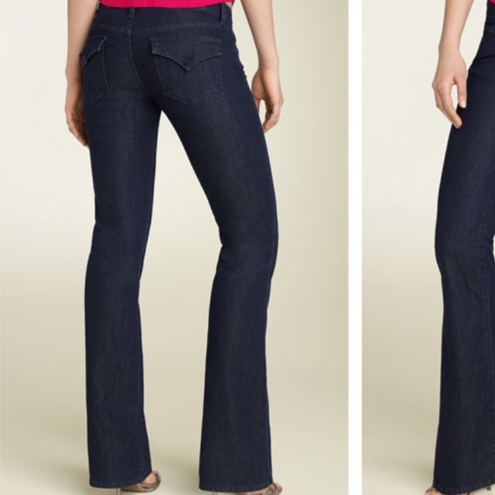 7 Jeans bootcut with flap pockets