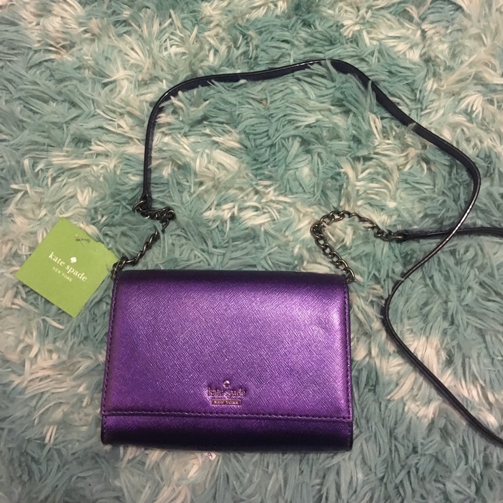 KATE SPADE metallic purse