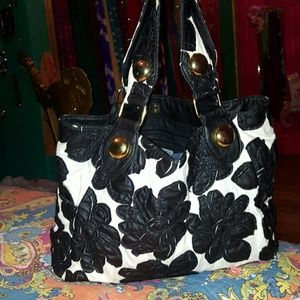 Black and white beautiful BIG BUDDHA purse
