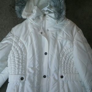♡White Puffer Coat♡