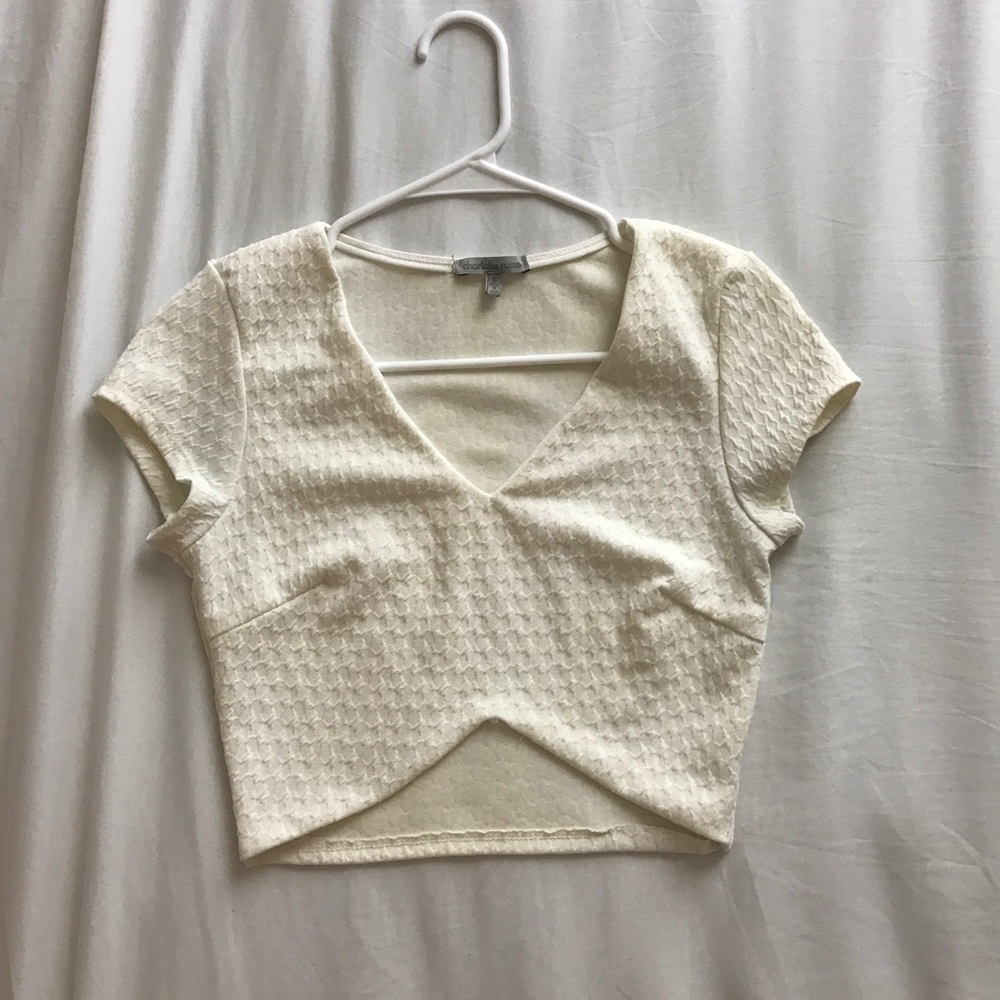 White crop top!