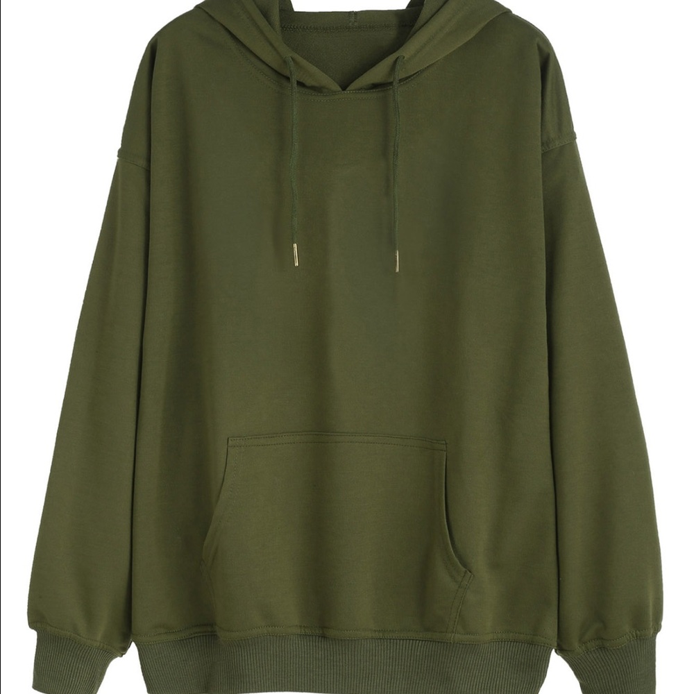 Army green Hoodie