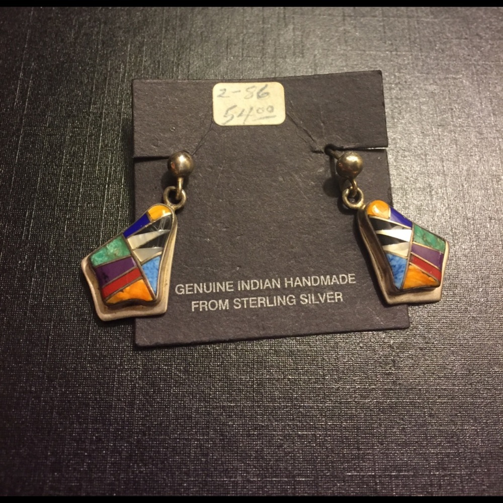 Handmade silver earrings