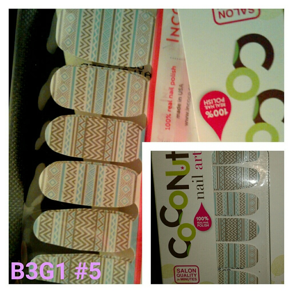 NIB coconut nail wraps