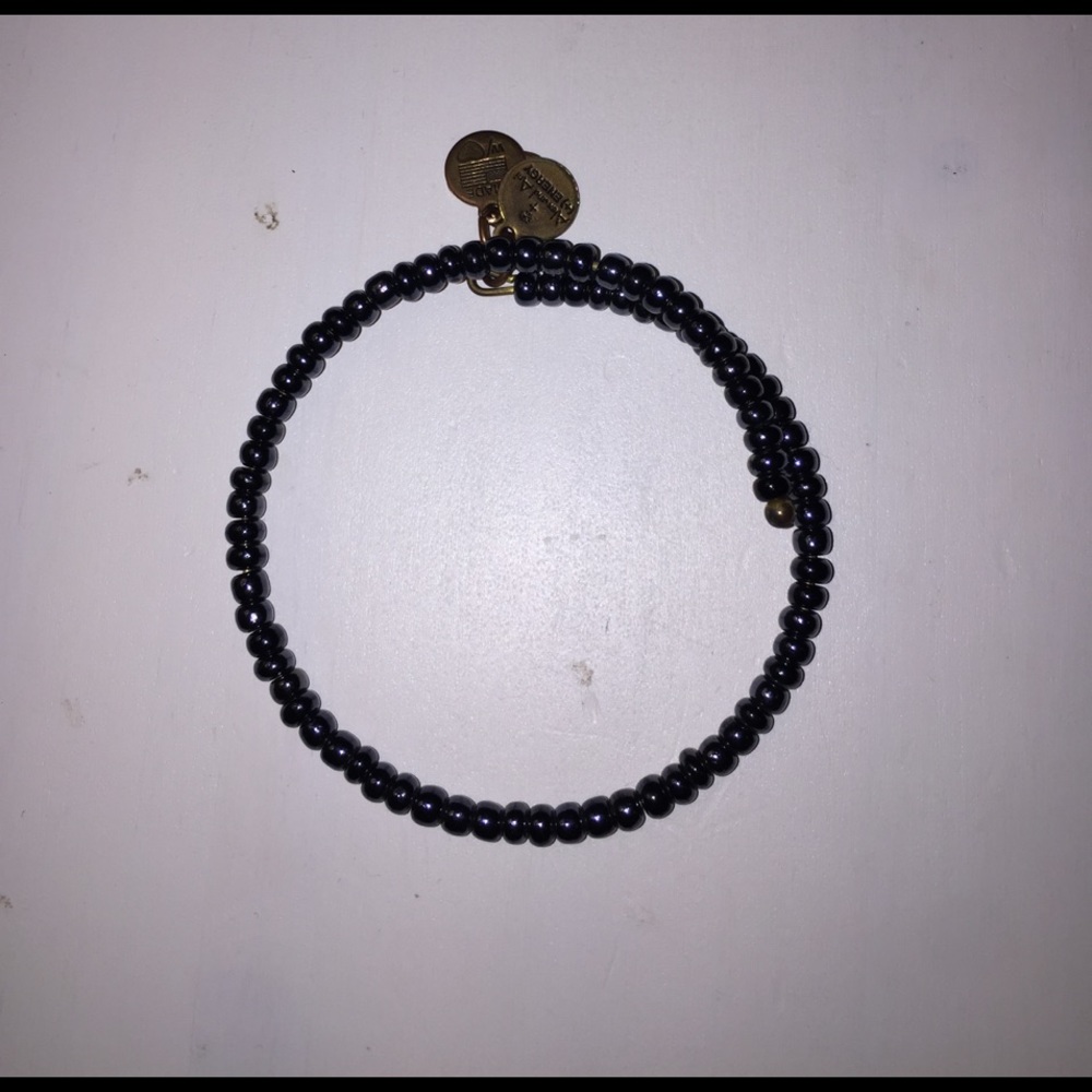 Grey/ black metallic beaded Alex and ani