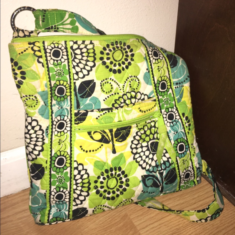 Vera Bradley Hipster Cross Body Purse - Limes Up
