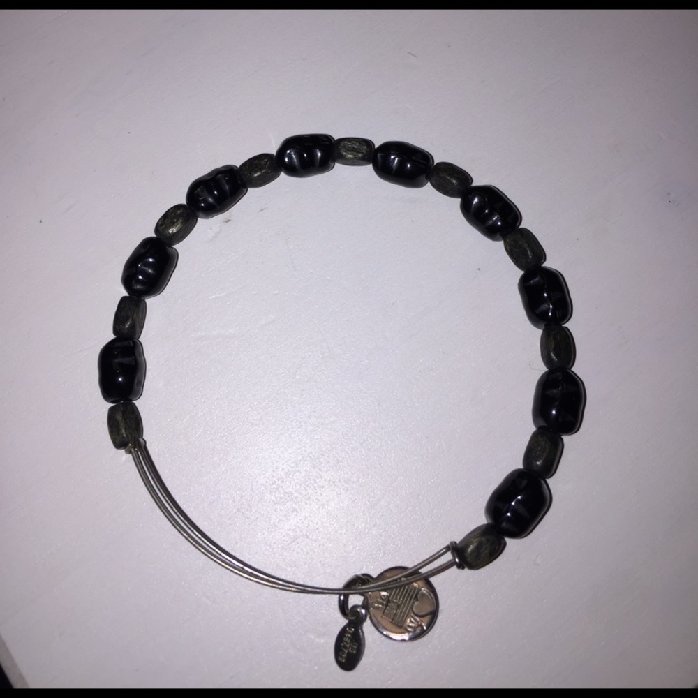 Black and grey "stone" Alex and Ani