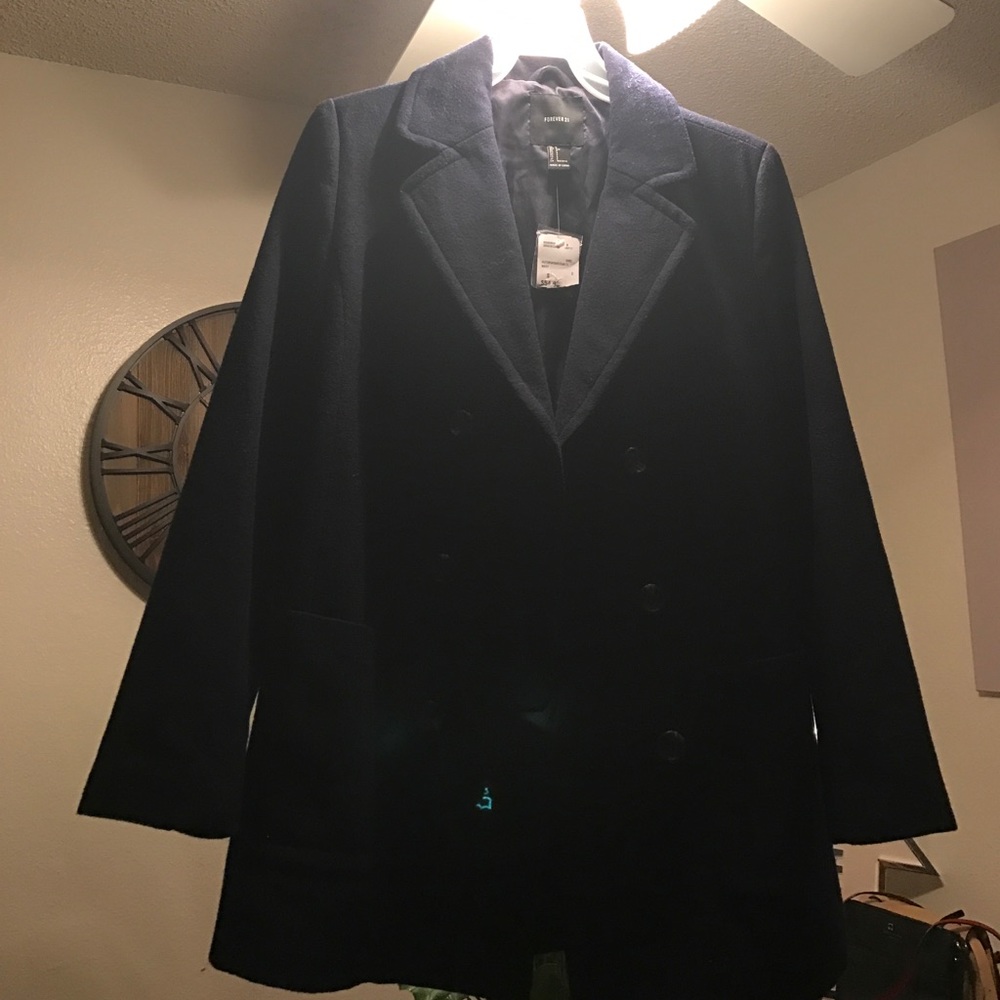 Navy blue coat