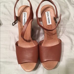 Steve Madden cork wedges
