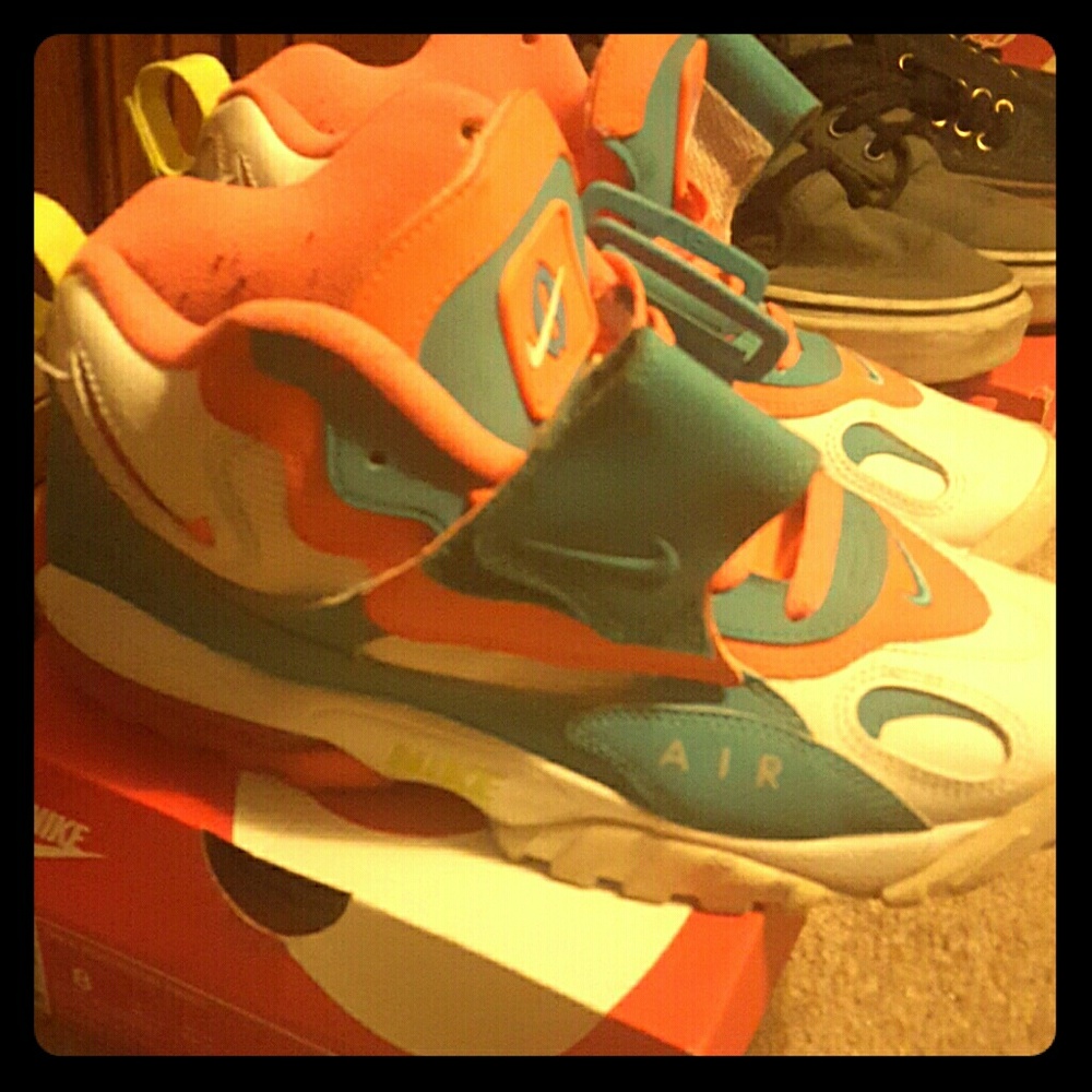Nike Orange Blue Sneakers