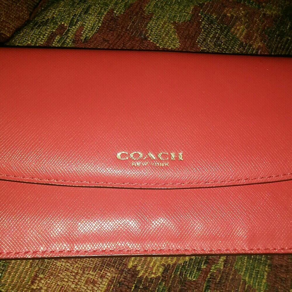 Coach crossgrain wallet