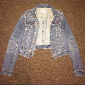 H&m crop jean jacket