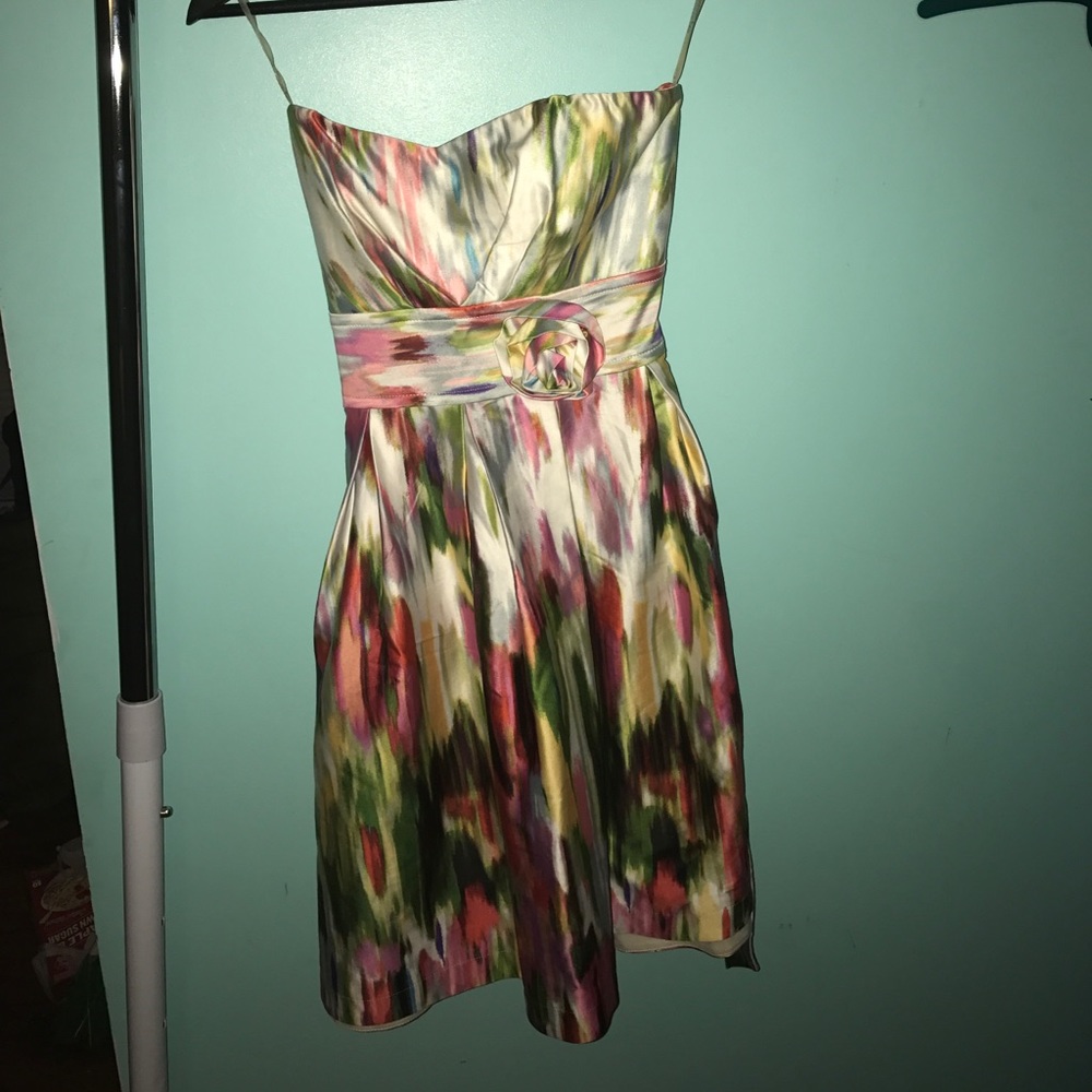 Strapless girls dress