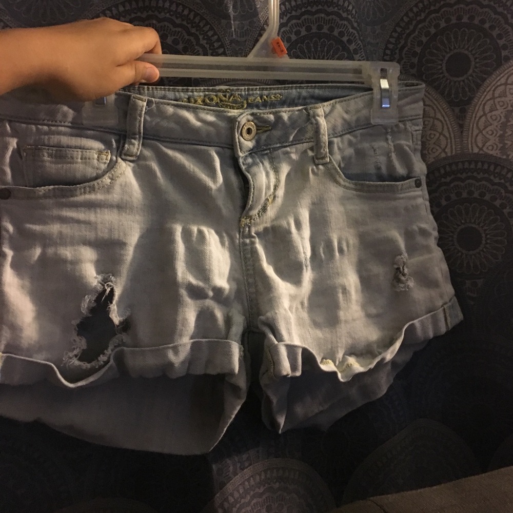 Ripped shorts