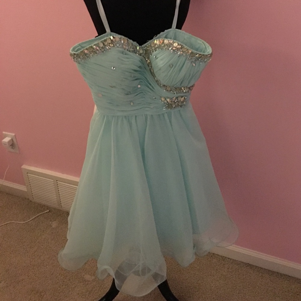 Baby blue Prom Dress