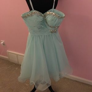 Baby blue Prom Dress