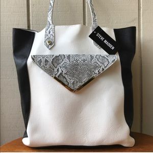 Steve Madden Mixed Media Tote