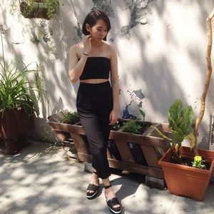 American Apparel Ponte Tube Top