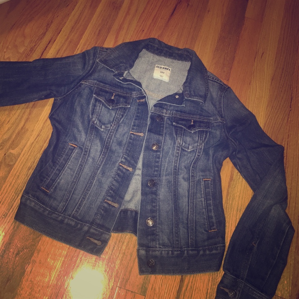 Old Navy Dark Wash Jean Jacket