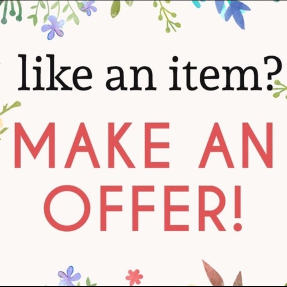 Reasonable offers always welcome😁