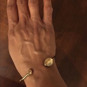 Golden Shadow Cuff - Touchstone Crystal