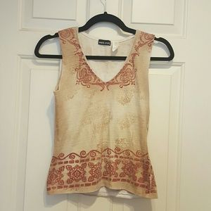 WET SEAL Tribal/middle east inspired v-neck tank
