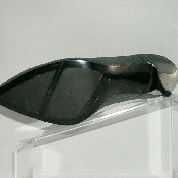 Nine West 'Made up' emerald green snake pumps 10M - Picture 7 of 8