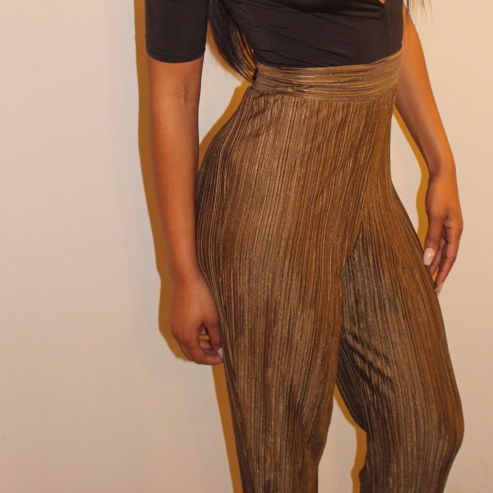 Gold Dazzle Me Pants