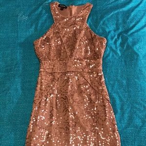 Gold Sequin Dress