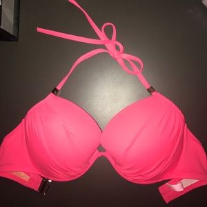 pink bathing suit top