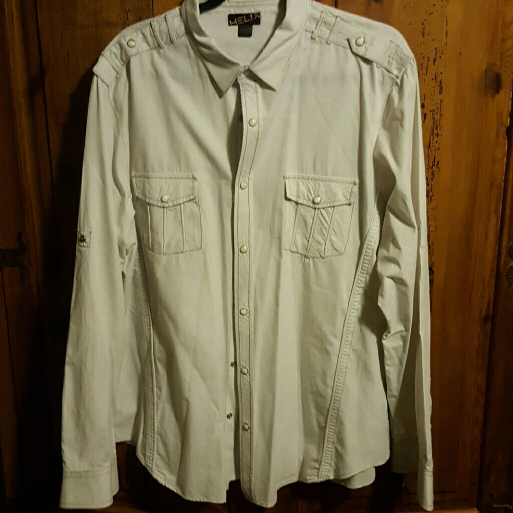 White western style buttondown