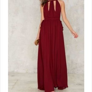 Nasty Gal Hungry Like The Wolf Gown NWT