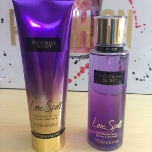 Victoria's Secret Love Spell Lotion and Fragrance