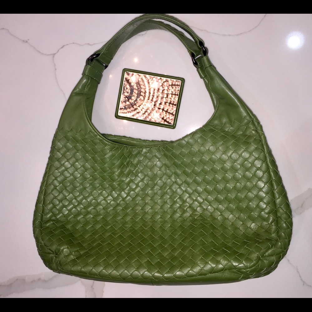 Bottega Veneta Med Hobo Green