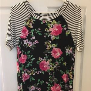 Oversized Floral Top
