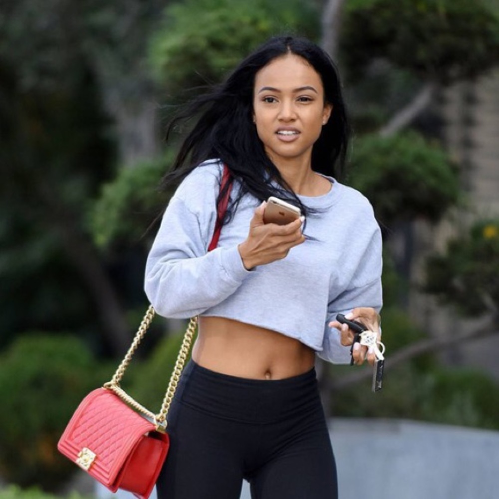 GIFTED American Apparel Cropped Fleece Crewneck