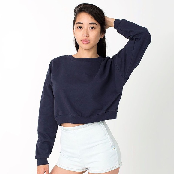 GIFTED American Apparel Cropped Fleece Crewneck - Picture 2 of 3