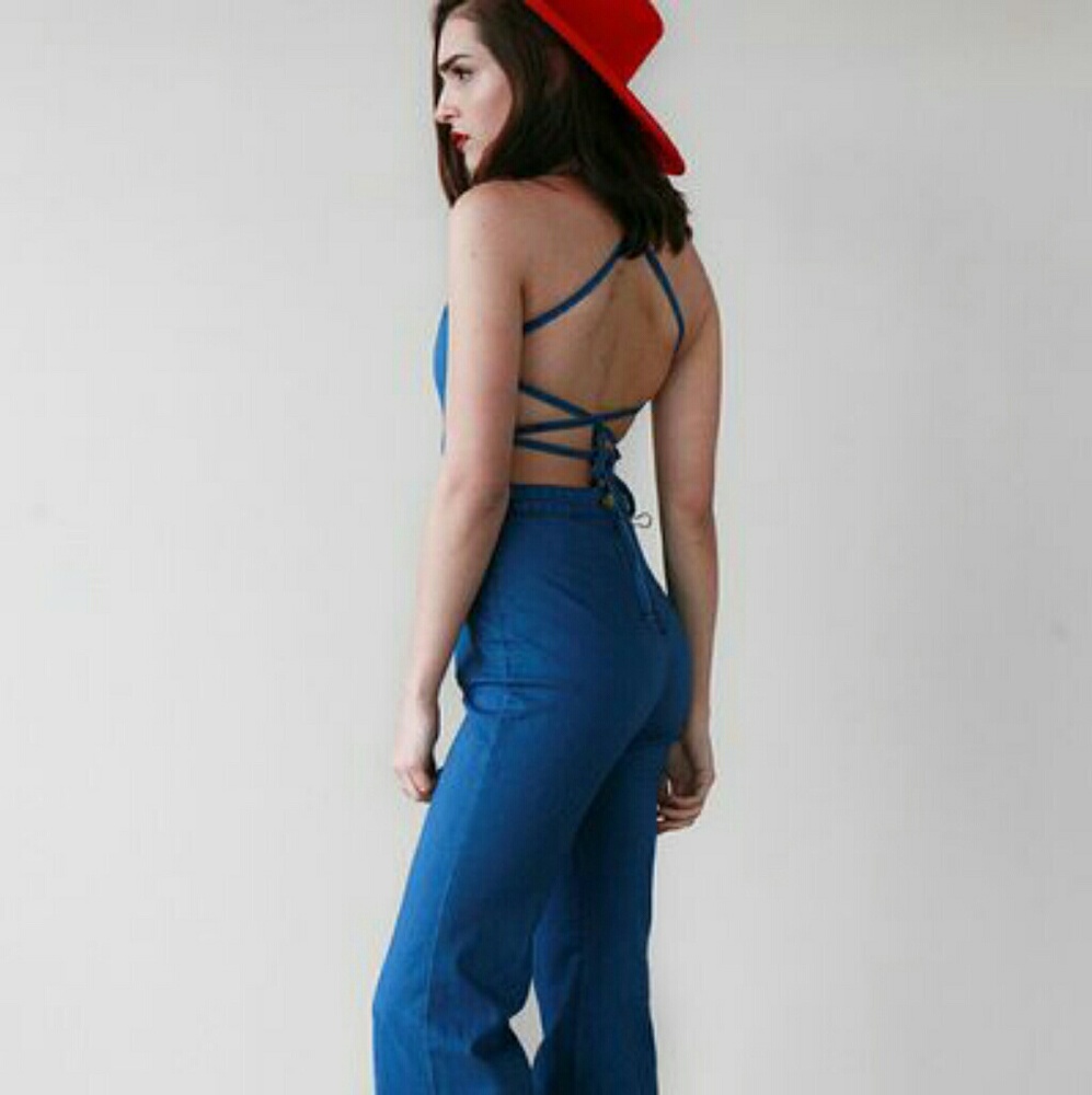 ISO Pylo Ladybird Denim Jumpsuit