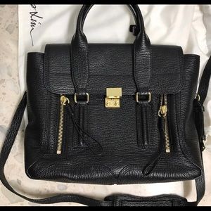 3.1 Phillip Lim Black Medium Pashi