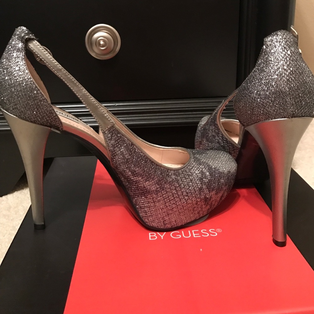 Sparkling Silver Pumps