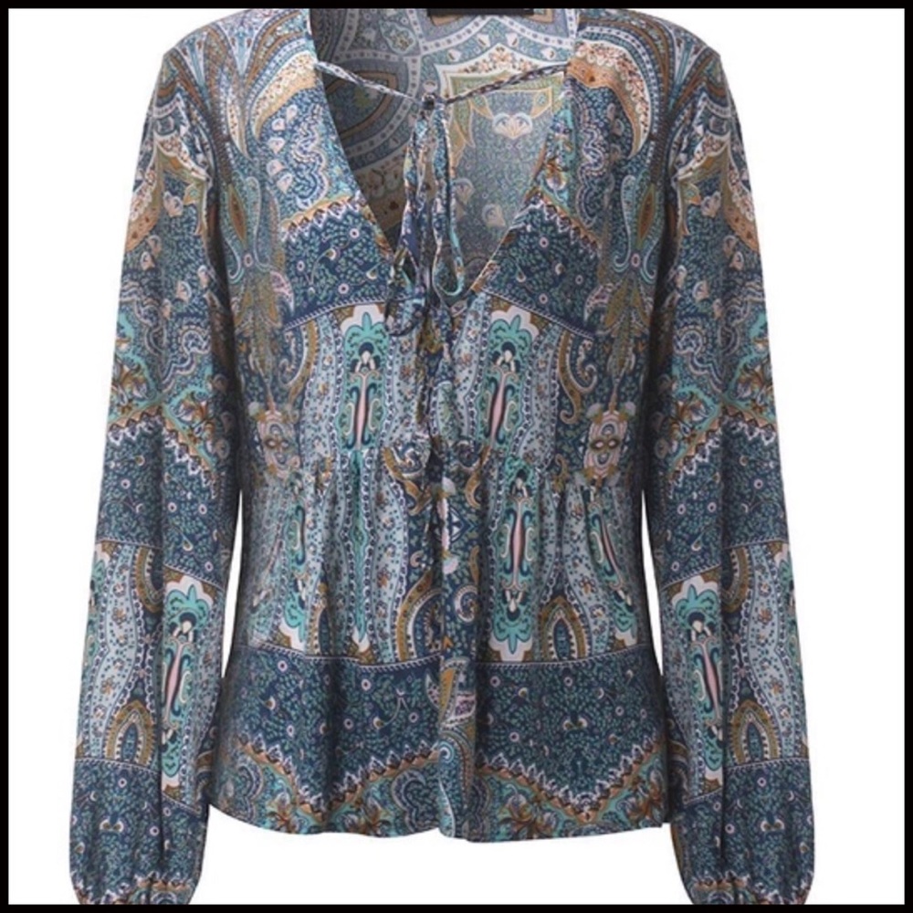 Boho Keyhole Tunic - Picture 4 of 8