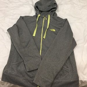 North face zip up hoodie