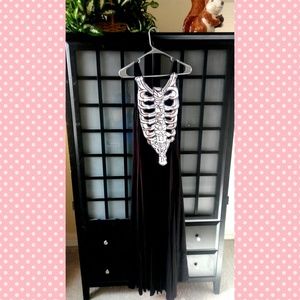 Skeleton maxi dress