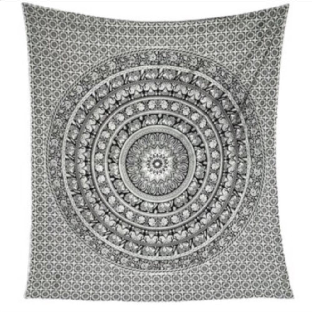 Black & White Elephant Mandala - Picture 2 of 4